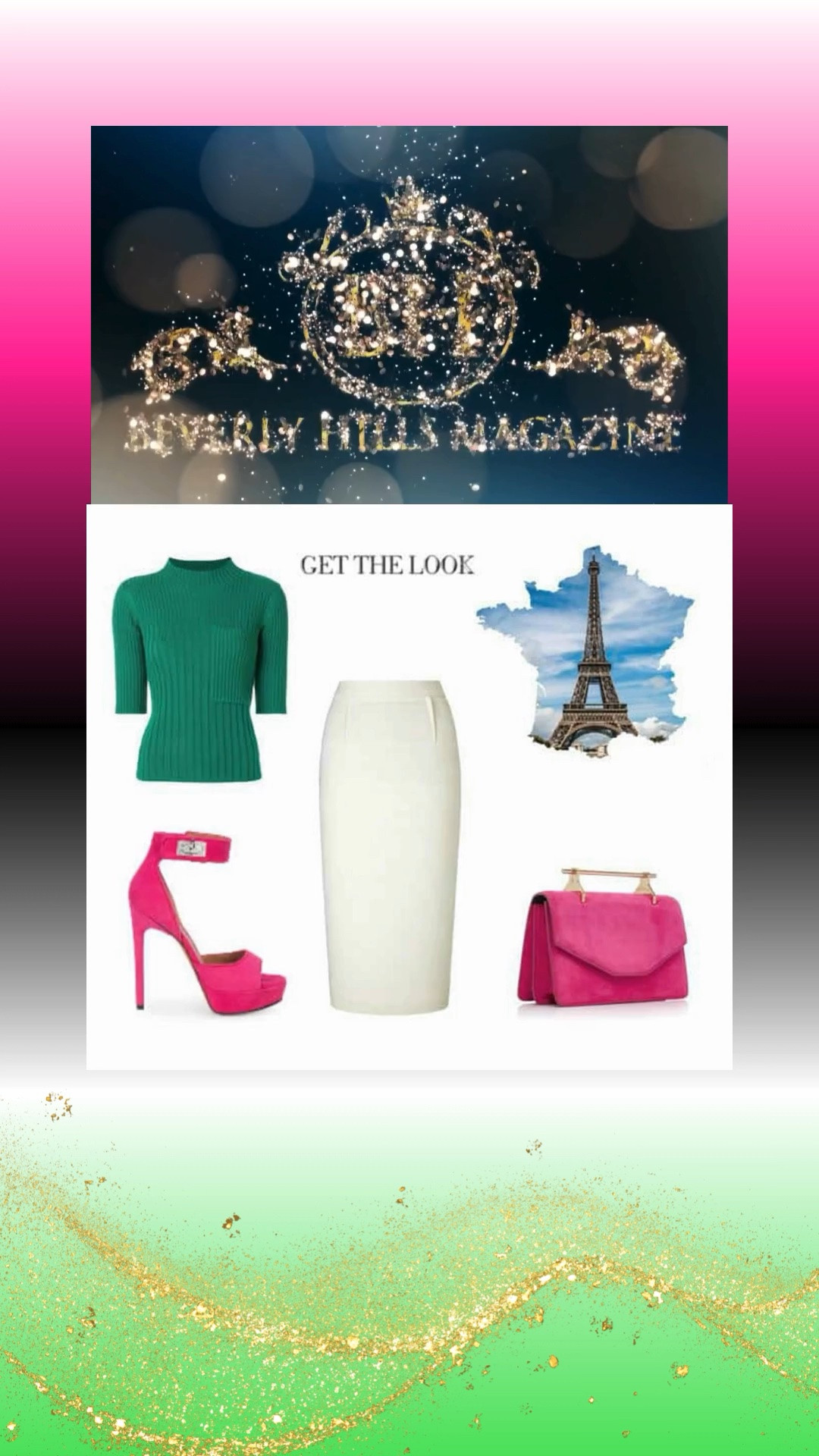 ✨ LOVELY OFFICE STYLE ✨

Elevate your workday wardrobe with lovely office style — a polished look that blends confidence, sophistication, and feminine charm. A vibrant green top paired with a crisp white pencil skirt creates a fresh, professional look that feels both refined and fashion-forward. Finished with chic pink heels and a matching pink handbag, this outfit adds the perfect touch of personality while maintaining an elegant office-ready aesthetic. Whether you're heading to an important meeting, a business lunch, or a day at the office, this ensemble delivers effortless style with confidence.

Complete the look with delicate jewelry and a sleek hairstyle for an elevated finish. The vibrant color combination brings energy and grace to your wardrobe, while the tailored silhouette flatters every step. It's a sophisticated outfit that transitions beautifully from the workplace to after-hours events with ease and style.

✨ SHOP THE LOOK ✨

https://www.beverlyhillsmagazine.com/shop

#StyleForWomen #OfficeStyle #WorkwearFashion #ShopStyle 💚💕