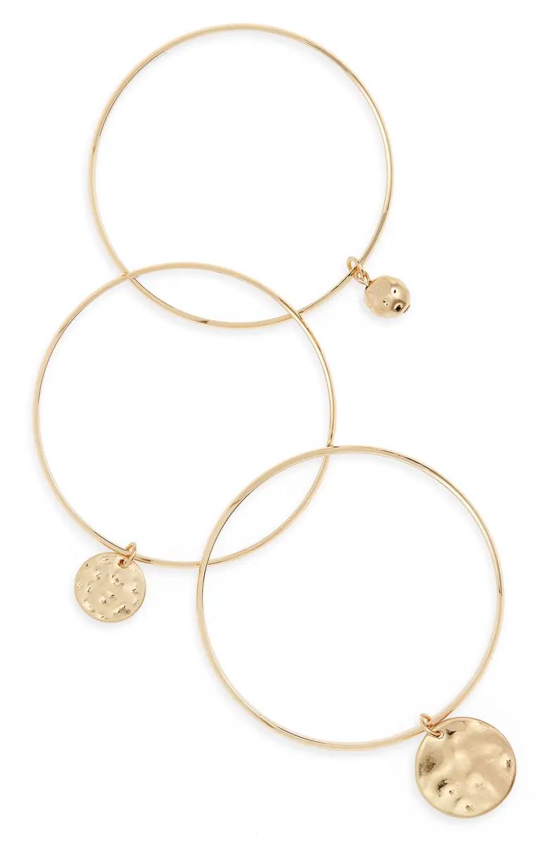 Set of 3 Charm Bangles | Nordstrom