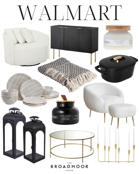 Walmart, Walmart home, Walmart find, look for less, black and white, candle, accent chair, swivel chair, armchair, lantern, coffee table, kitchen, sideboard, console, living room

#LTKFind #LTKhome #LTKstyletip
