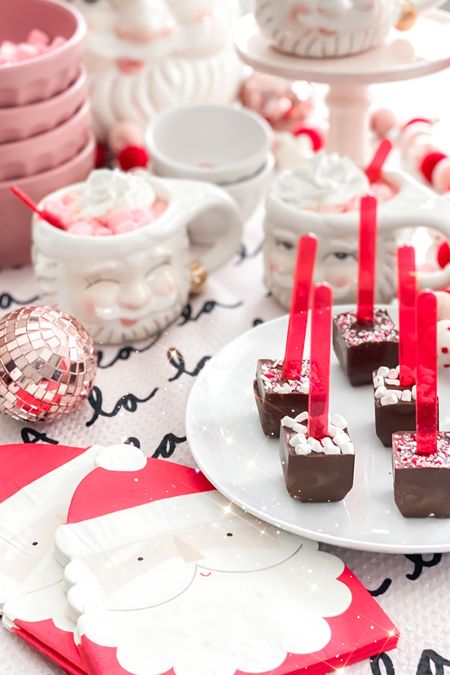 Hot Cocoa Stirrers 
These are similar to a hot cocoa bomb but much easier to make.  I used a kit from @fancysprinkles that includes everything you need to make them.  

Great Christmas Party treat! 

#LTKfamily #LTKhome #LTKHoliday
