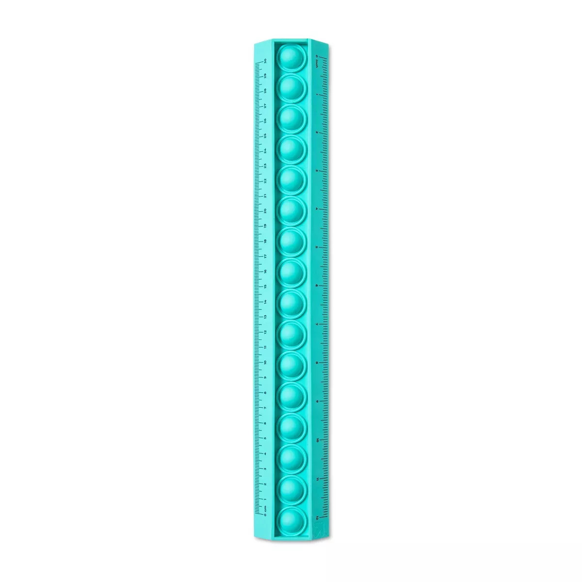 13" Acrylic Ruler Bubble Pop Blue - up&up™ | Target