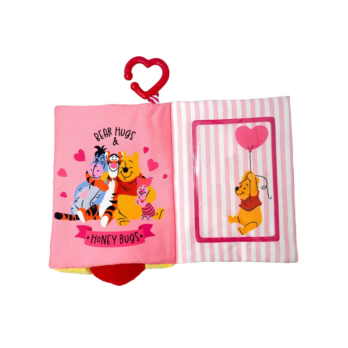 Disney Baby Winnie The Pooh Valentine Soft Photo Album Baby Learning Toy | Target