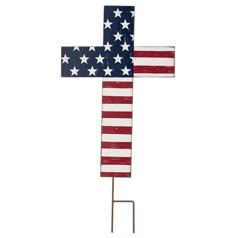 Shop all  Honeybloom




Patriotic Metal Cross Solar Yard Stake, 32"








	
		
		
			
				4.4... | At Home