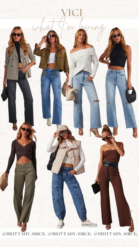 LTK Sale Vici 30% Off Fall Fashion Style Outfit Inspo OOTD styled vs wearing look wide leg denim jeans blazer date night 

#LTKstyletip #LTKSale #LTKworkwear