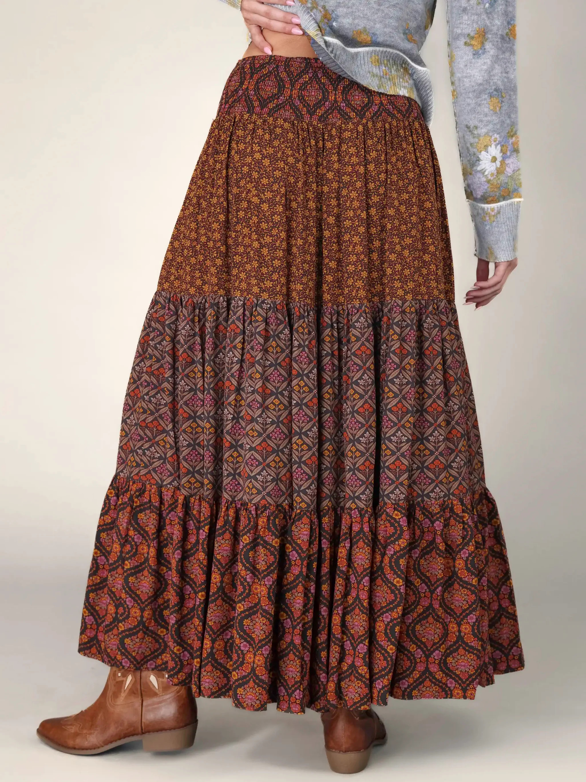 Hanna Convertible Maxi Skirt | Natural Life