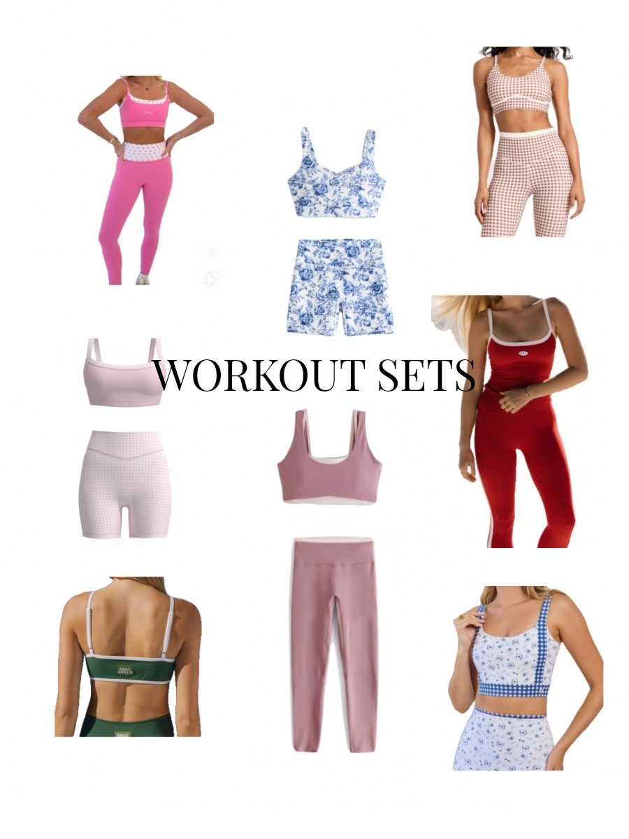 Workout Sets 

#LTKActive #LTKfitnessgoals