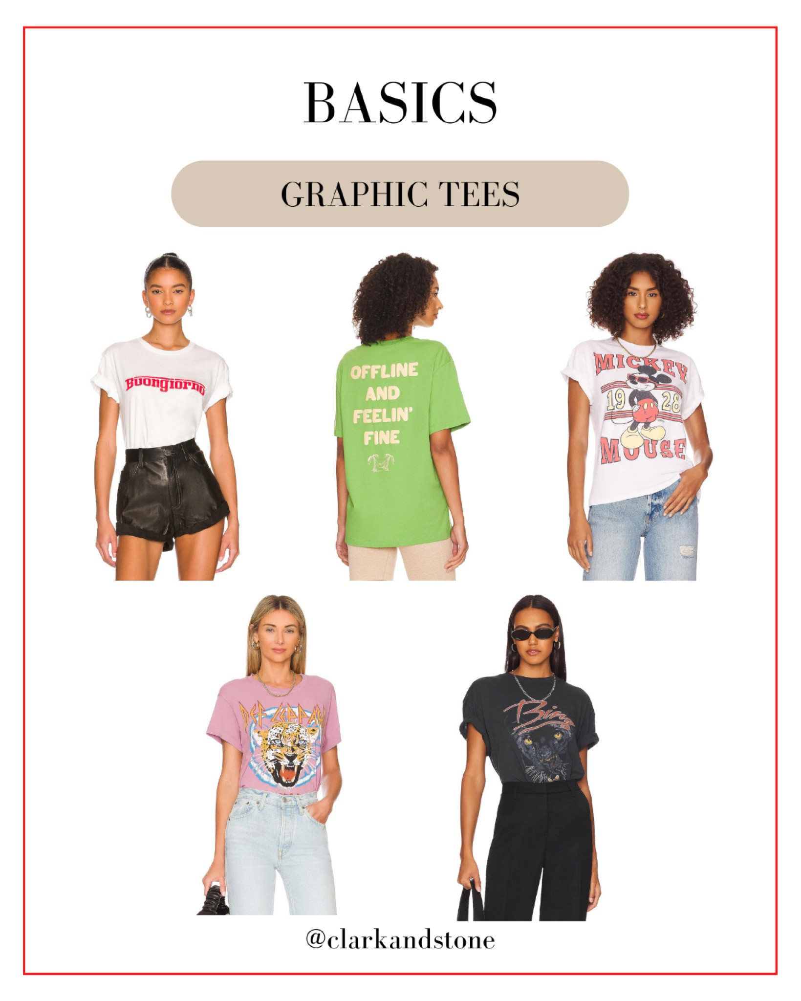 Here are my current graphic tee favorites! 

#LTKstyletip #LTKtravel #LTKshoecrush #essentials #basics #graphictees