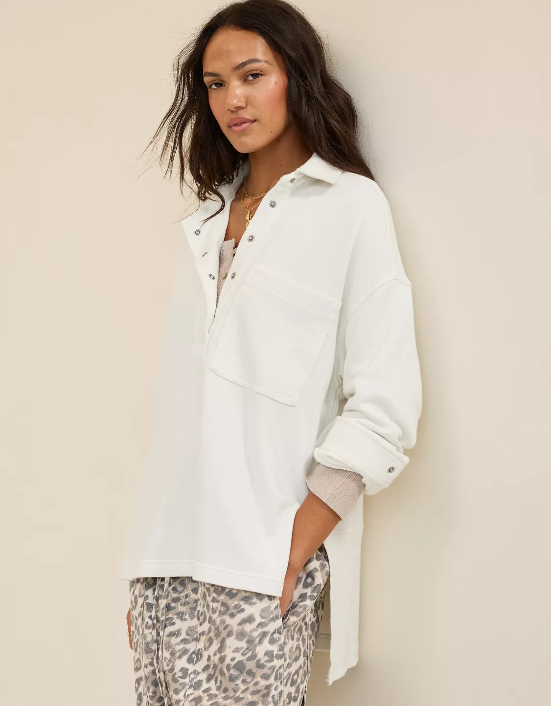 Aerie Chorewear Popover Sweatshirt | Aerie