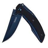 Kershaw Outright Pocketknife (8320); 3-inch Upswept 8Cr13MoV Steel Blade in Brilliant Blue; PVD C... | Amazon (US)