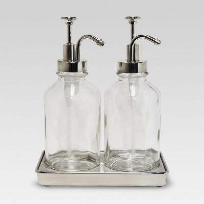 Double Soap Pump Oil Can Clear - Threshold™ | Target