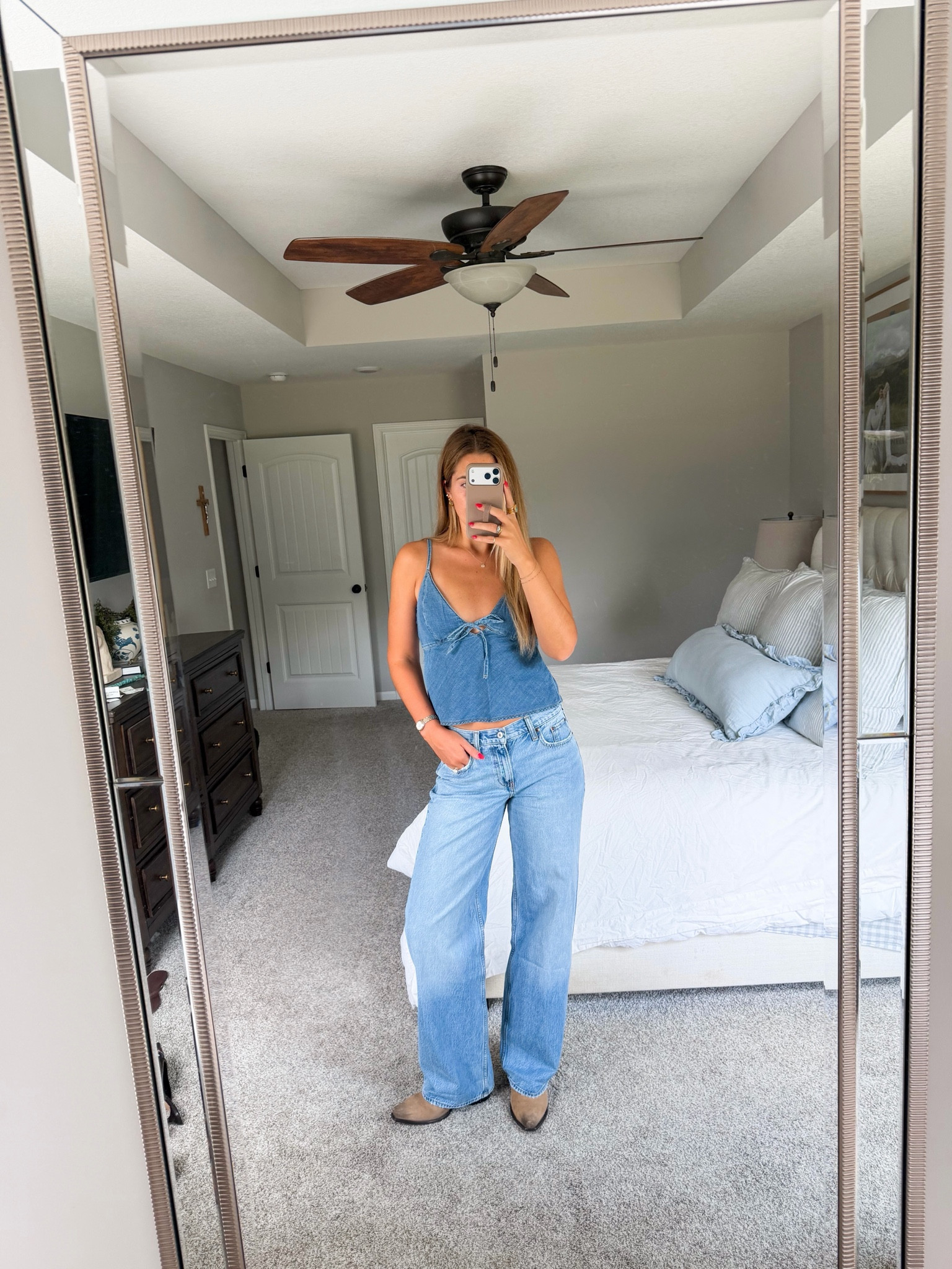25-50% Off All Jeans + 20% Off Almost Everything Else + Use Code DENIMAF for extra 15% off! size 26 extra long in jeans and XS in top

#LTKgrwm #LTKSaleAlert #LTKTall