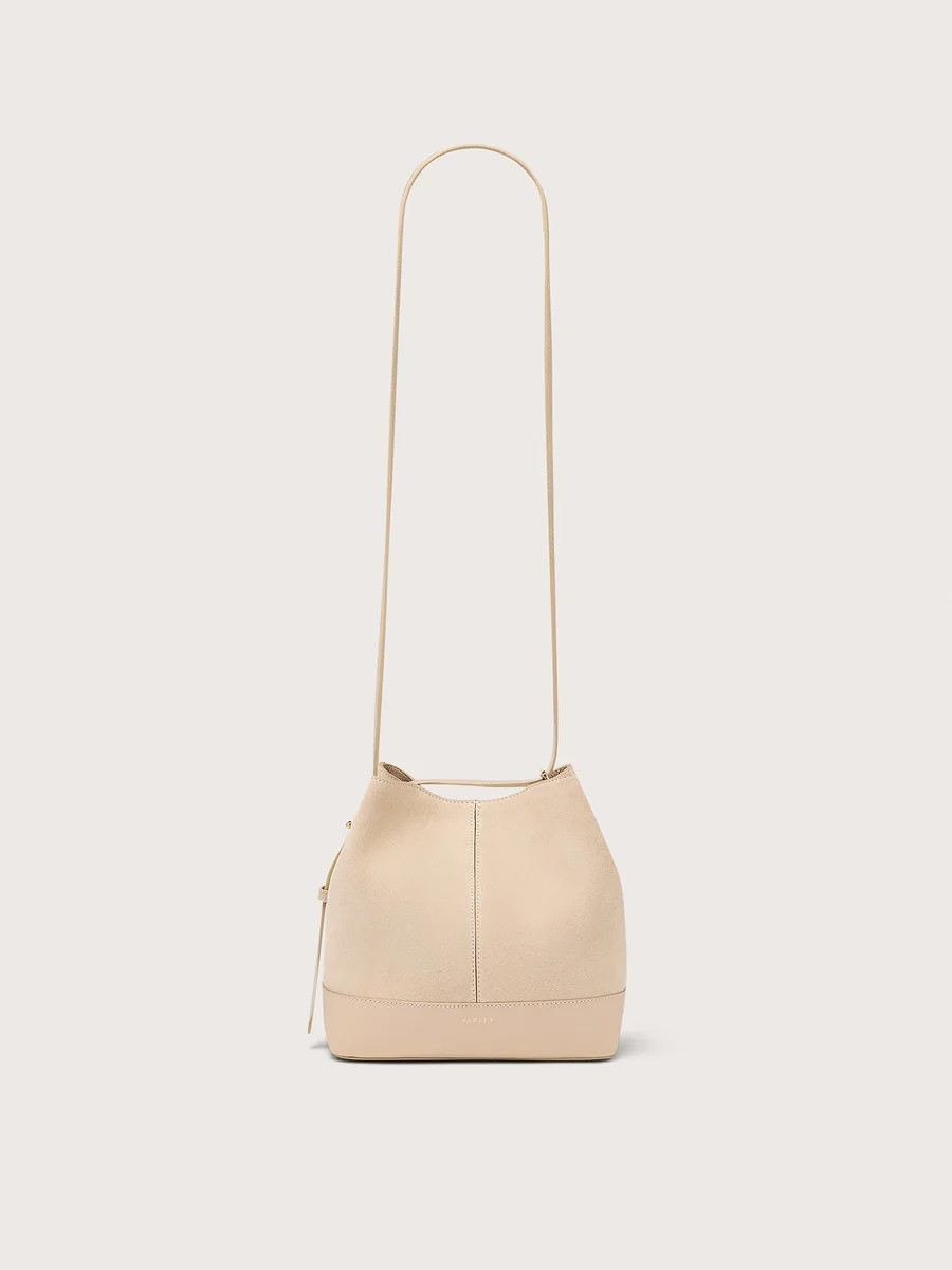 Heath Bucket Bag Medium Suede - Modern Suede Bucket Bag | Varley US