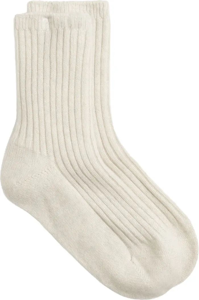 Cashmere Rib Socks | Nordstrom