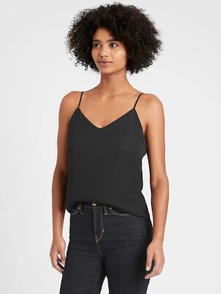 Solid Strappy Camisole | Banana Republic (US)