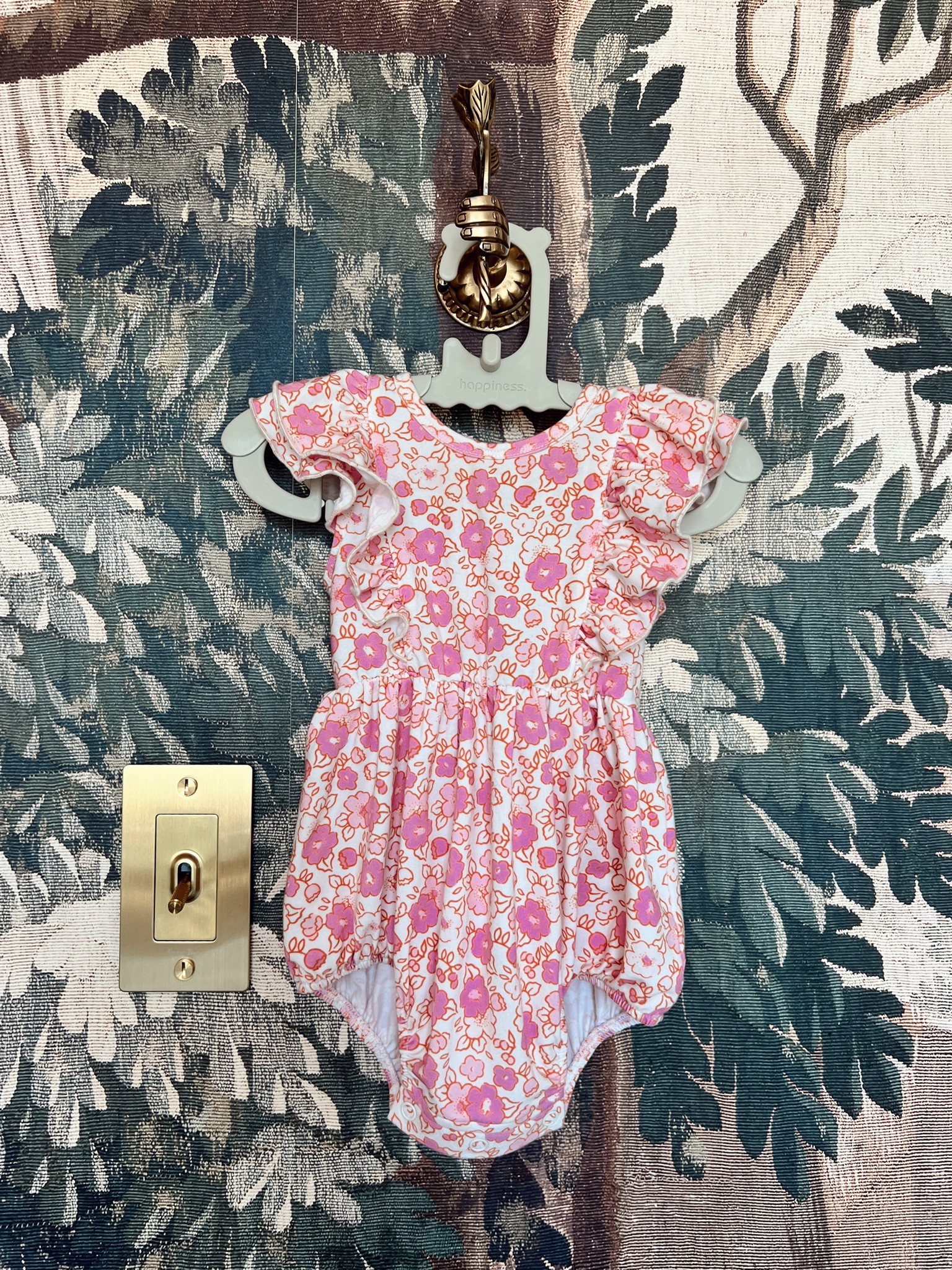 Adorable floral ruffle bubble romper! I love that it comes in sizes from newborn all the way up until a year. Buttery soft, easy to put on and has some stretch. Perfect for summer and warmer days! Linking a fall style, also 

#LTKstyletip #LTKbaby