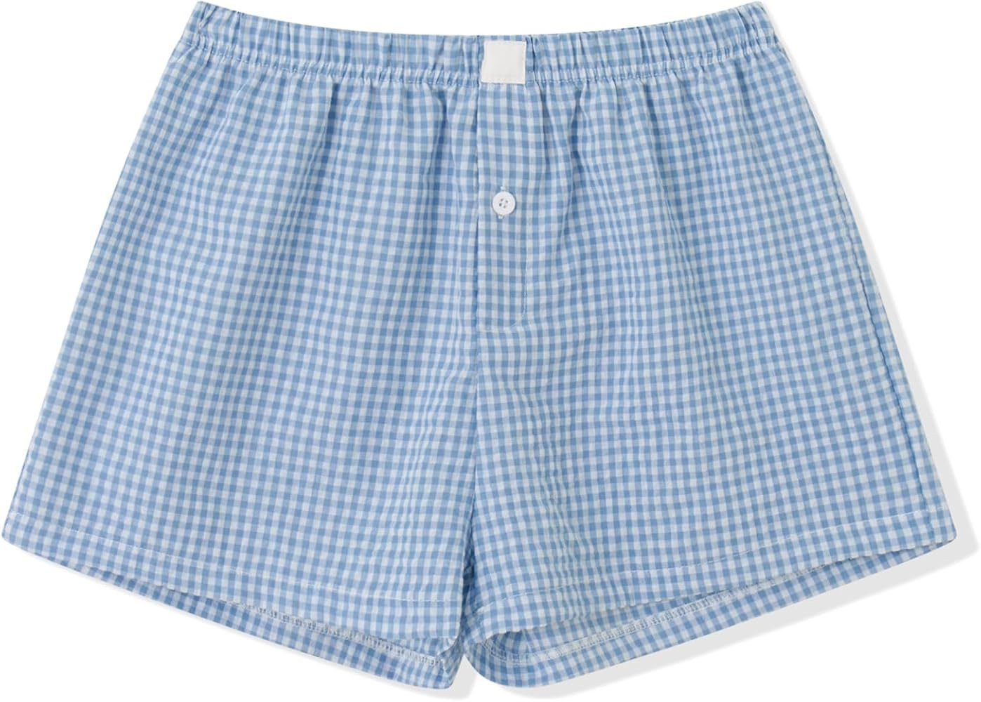 Y2k Women Pajamas Shorts Low Rise Pj Sleep Shorts Plaid Boxer Sleeping Shorts Sleepwear Micro Bot... | Amazon (US)