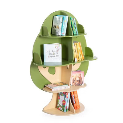 Guidecraft Tree Bookshelf for Kids: Montessori Wooden bookshelves and bookcases with 6 Shelves for Nursery, Homeschool, Daycare and Playroom Storage | Target