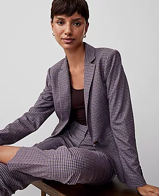 Ann Taylor The Hutton Blazer in Houndstooth | Ann Taylor (US)