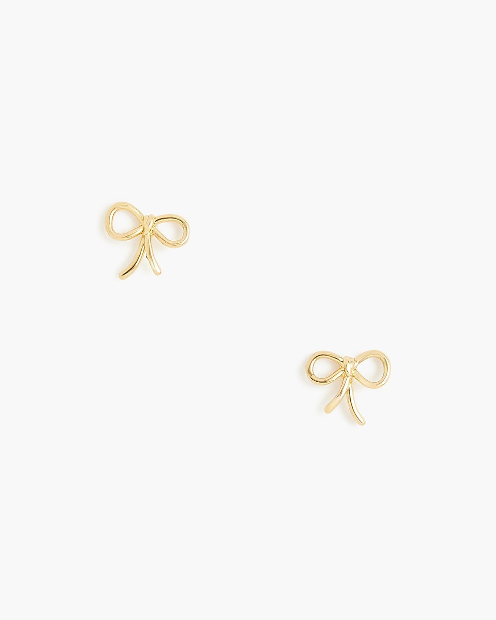 Metal bow stud earrings | J.Crew Factory