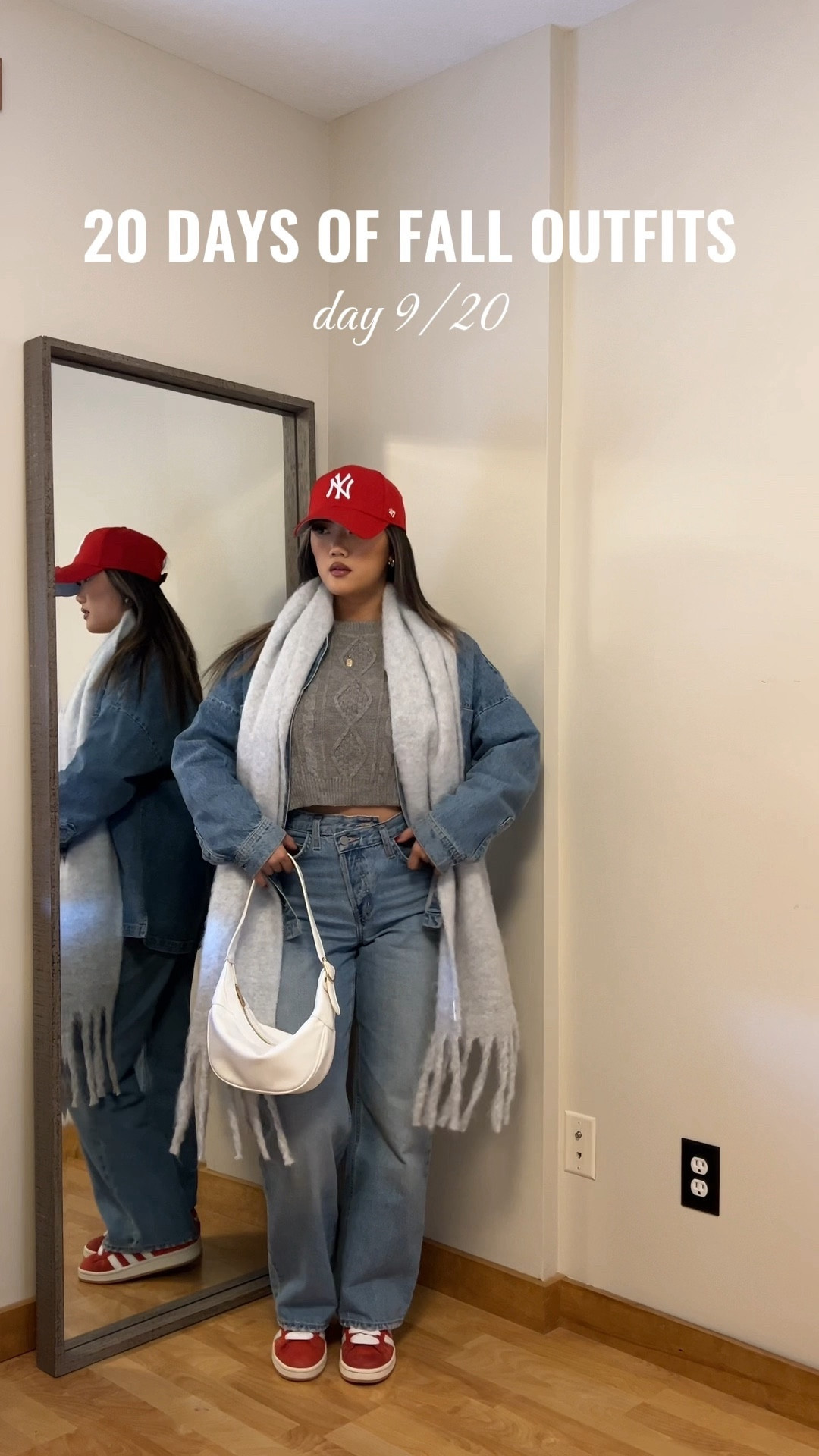 Red, red, red baby❣️✨🦋🩶

Sweater @ princesspolly
Jeans @ oak&fort
Denim jacket @ Zara
Scarf @ H&M
Hat & jewlery @ Amazon
Shoes @ adidas campus 00s
Bag @ Glassons 

#LTKstyletip #LTKSeasonal #LTKHoliday