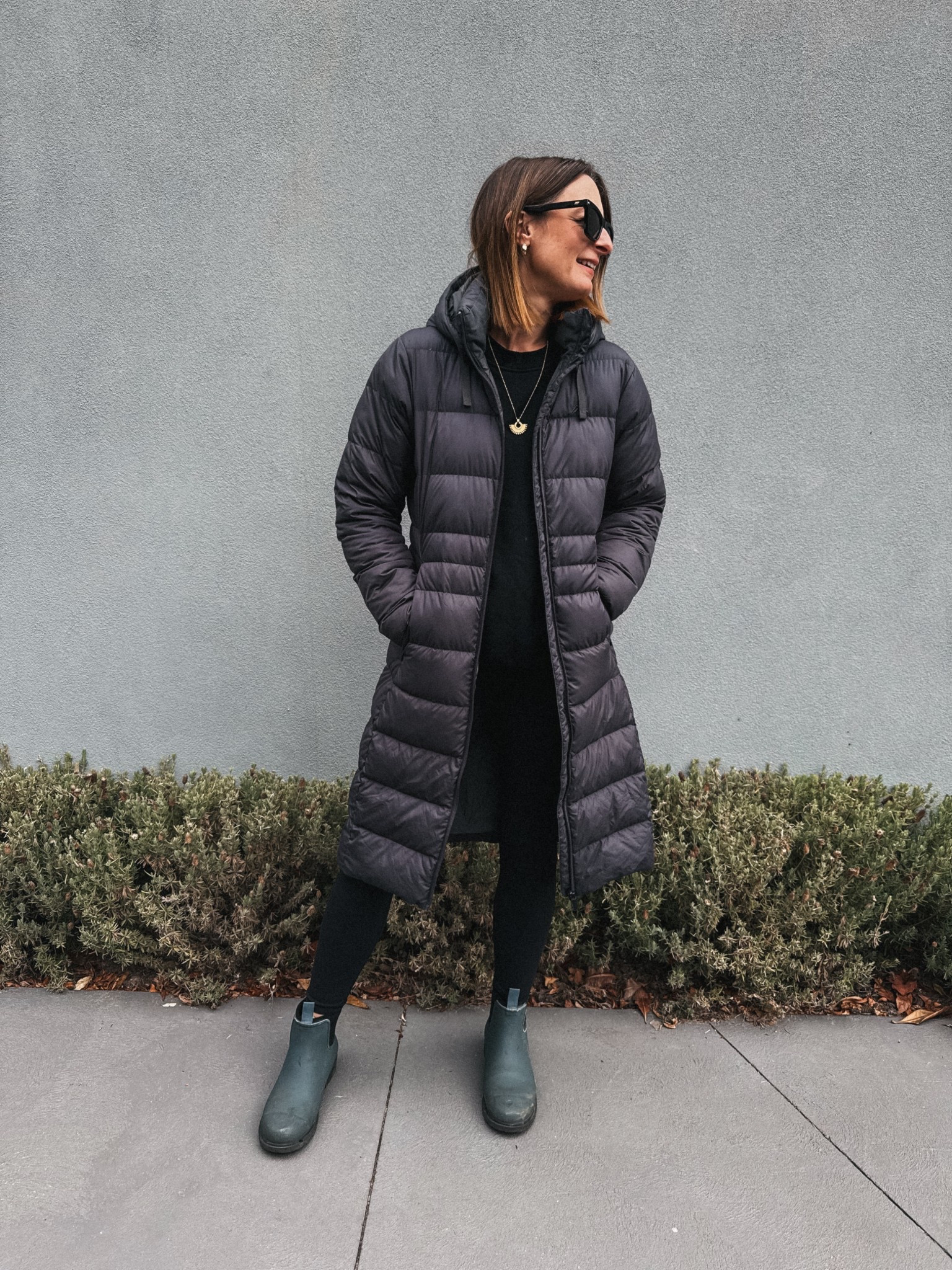 Leggings - Lululemon Align - tts 
Sweater - Cotton On. Wearing a size XS
Merry People Gumboots - tts 
Coat - Macpac sized up wearing a size 10 

#LTKautumn #LTKaustralia #LTKnewzealand