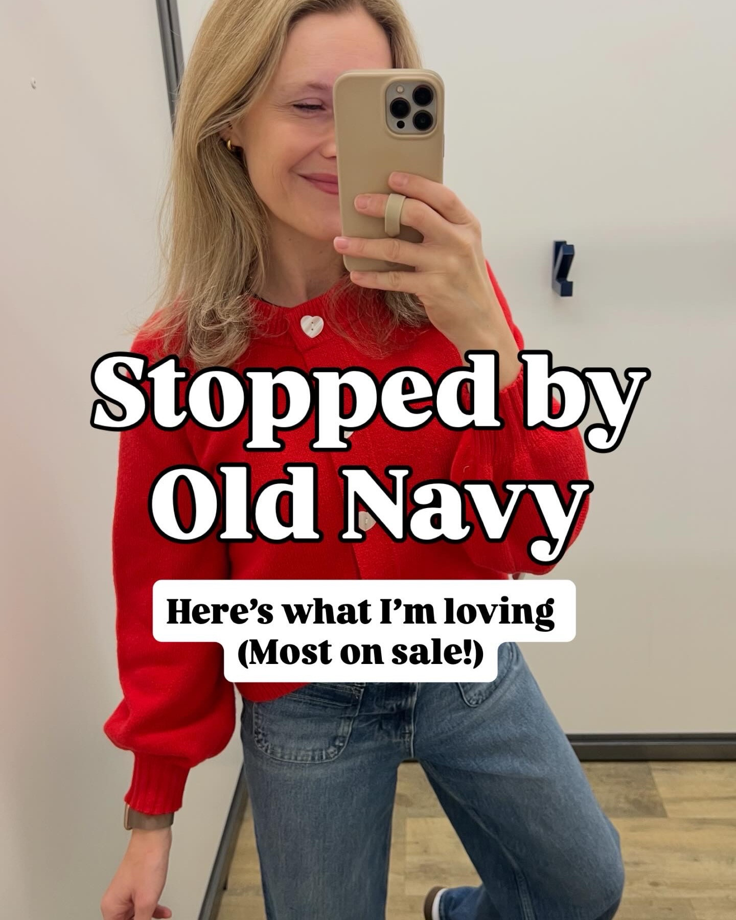 Old navy finds, many on sale! I grabbed whatever sizes they had in store and somehow it all worked. Here’s what I’m wearing: red cardigan size M. Ivory heart print crewneck size Large. Yellow sweater size large. Navy sweater with the floral/heart design is size medium. Heart fairisle cardigan size XL (would do a large). Fleece tunic with the turtleneck is a large, would prefer a medium or small, it’s oversized. Blue fleece tts small. Pink bow fleece size large (would prefer a medium but the large was good too). Leggings size medium (tts). #oldnavy

#LTKFindsUnder50 #LTKSaleAlert