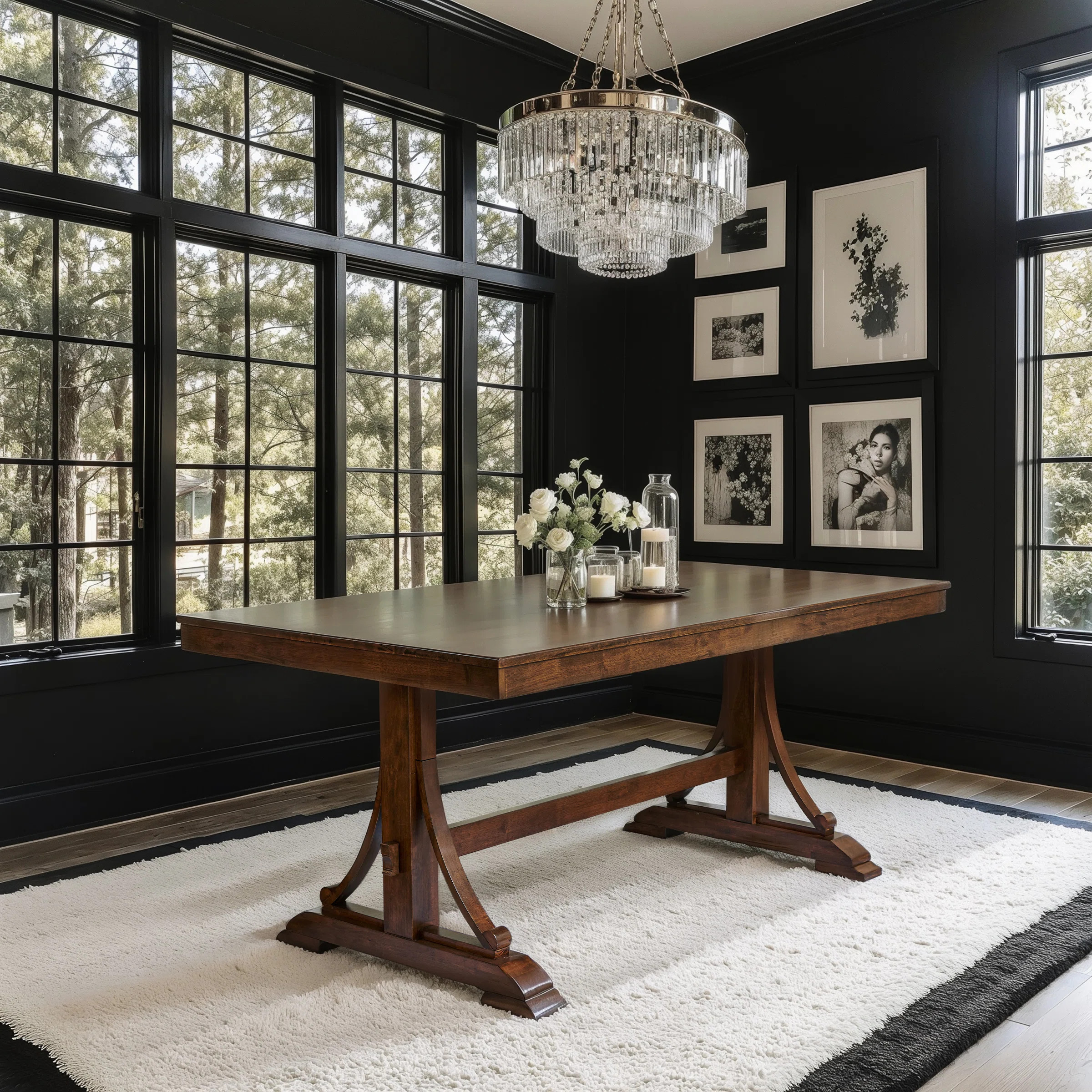 Rectangular Solid Wood Dining Table | Wayfair North America