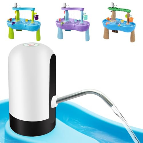 Infowush Water Table Pump: 3 Hours of Non-Stop Work Fun for Kids Battery Powered Water Outdoor Pump for Water Table White | Amazon (US)