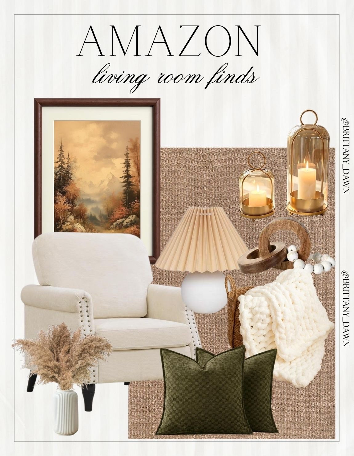 Transforming the living room into a cozy sanctuary with these Amazon home favorites! 🛋️

Warm lighting, rich textures, and deep green accents make all the difference. 🕯️

Adding a plush armchair and rustic decor elements brings the ultimate cozy vibe to any space this season. 🌾

#amazonhome #livingroomdecor #cozyvibes #neutralhomedecor #interiorstyling #amazonlivingroom #ltkdecor #homeaccents

#LTKHome