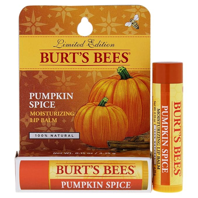 Burt's Bees Limited-Edition Pumpkin Spice Lip Balm | Amazon (US)