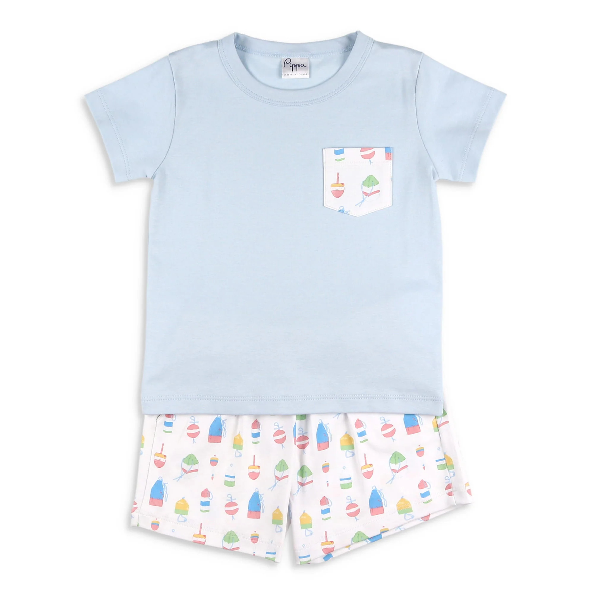 Boys Pima Short Set - Buoy - Shrimp and Grits Kids | Shrimp and Grits Kids