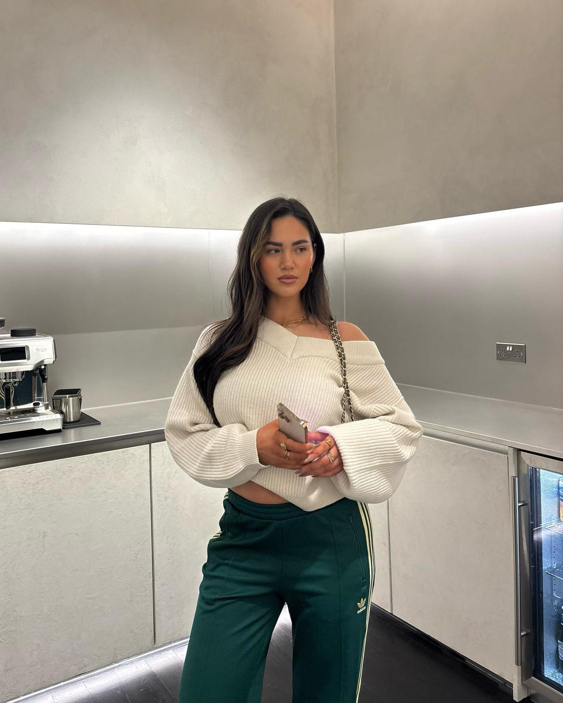 Pull and Bear off the shoulder cream jumper, green Adidas track pants 🫒

Casual style, joggers, athleisure, spring outfit ideas, knitwear, comfy outfit, airport outfit

#LTKspring #LTKeurope #LTKuk