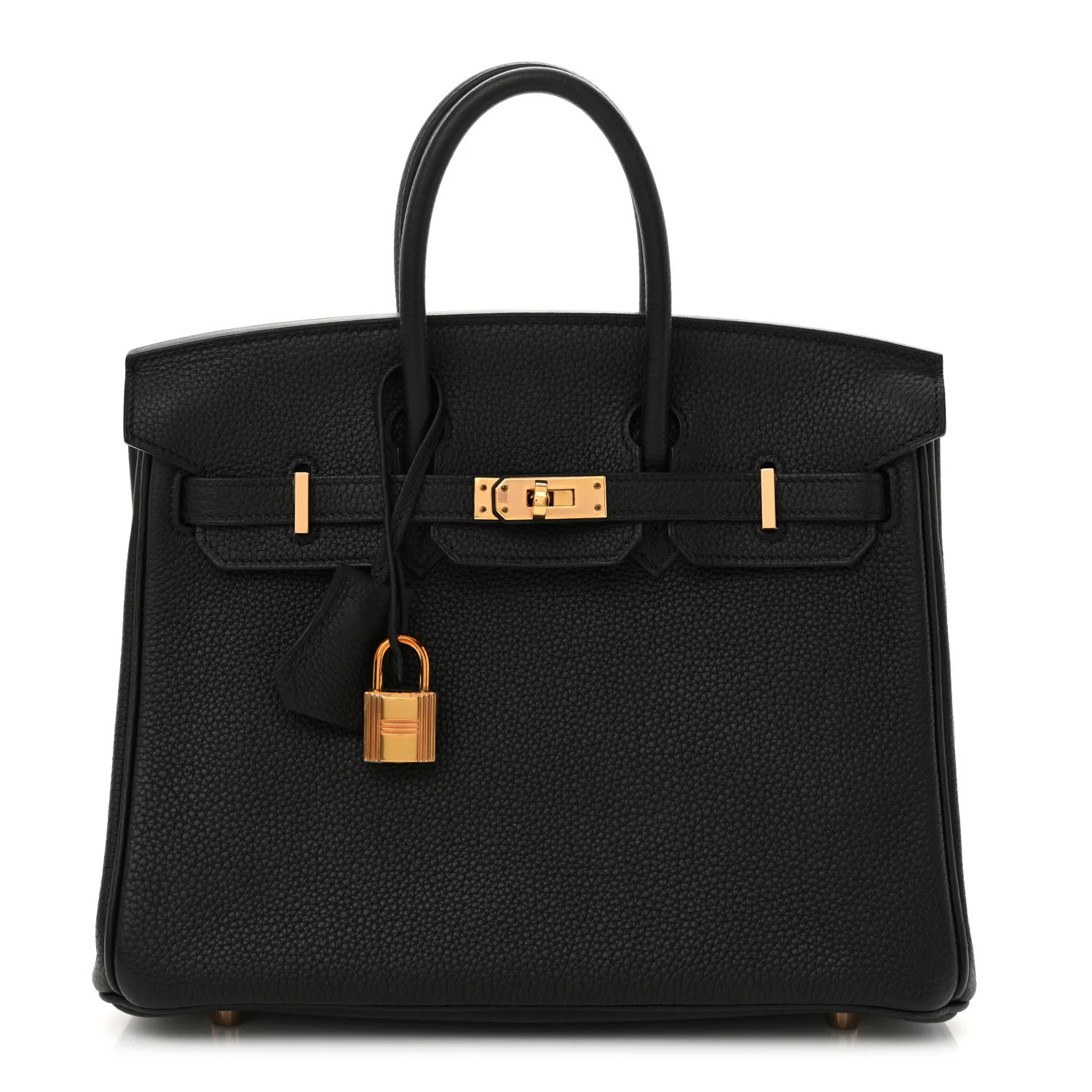 Togo Birkin 25 Black | FASHIONPHILE (US)