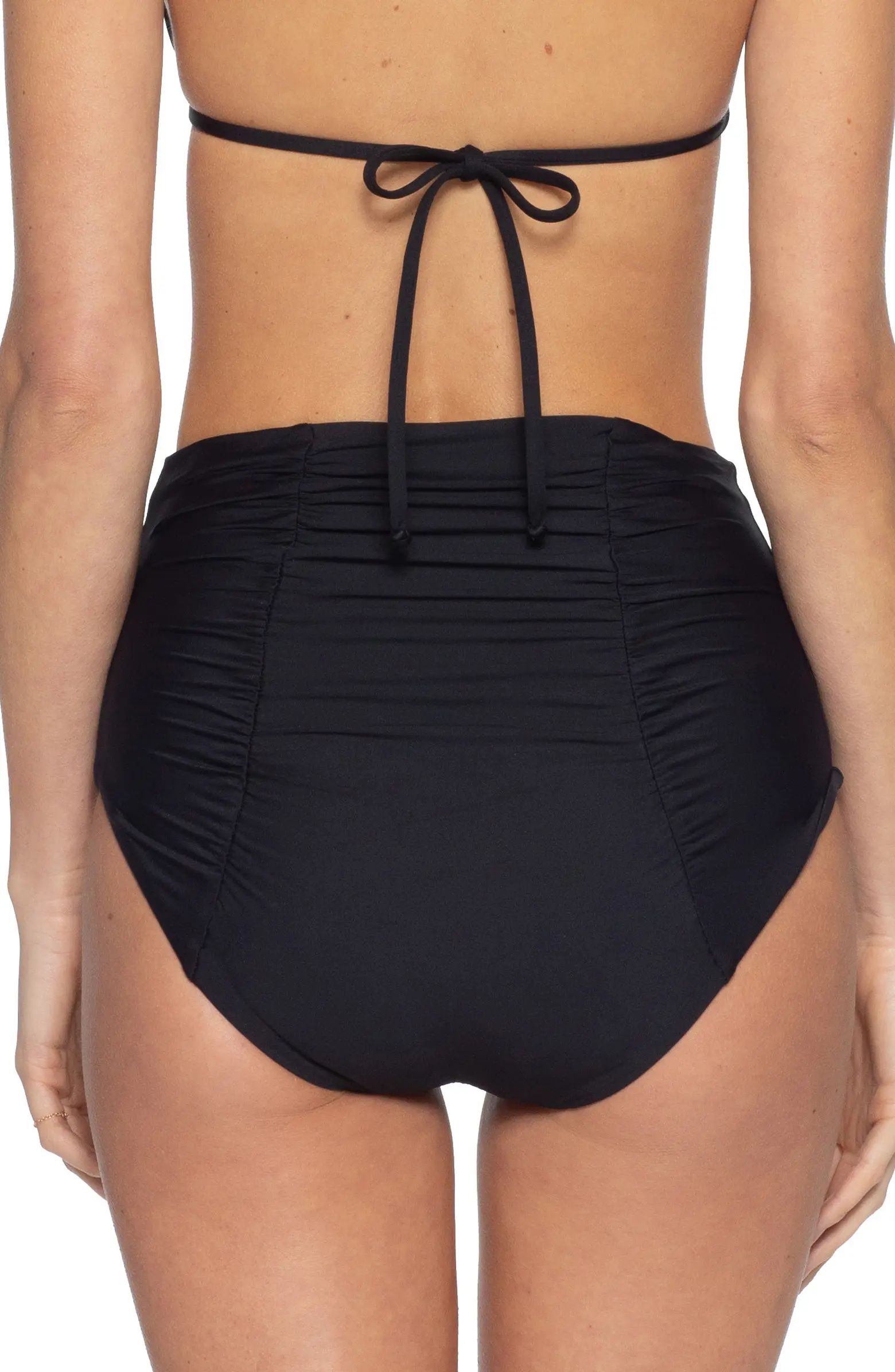 Ruched High Waist Bikini Botttoms | Nordstrom