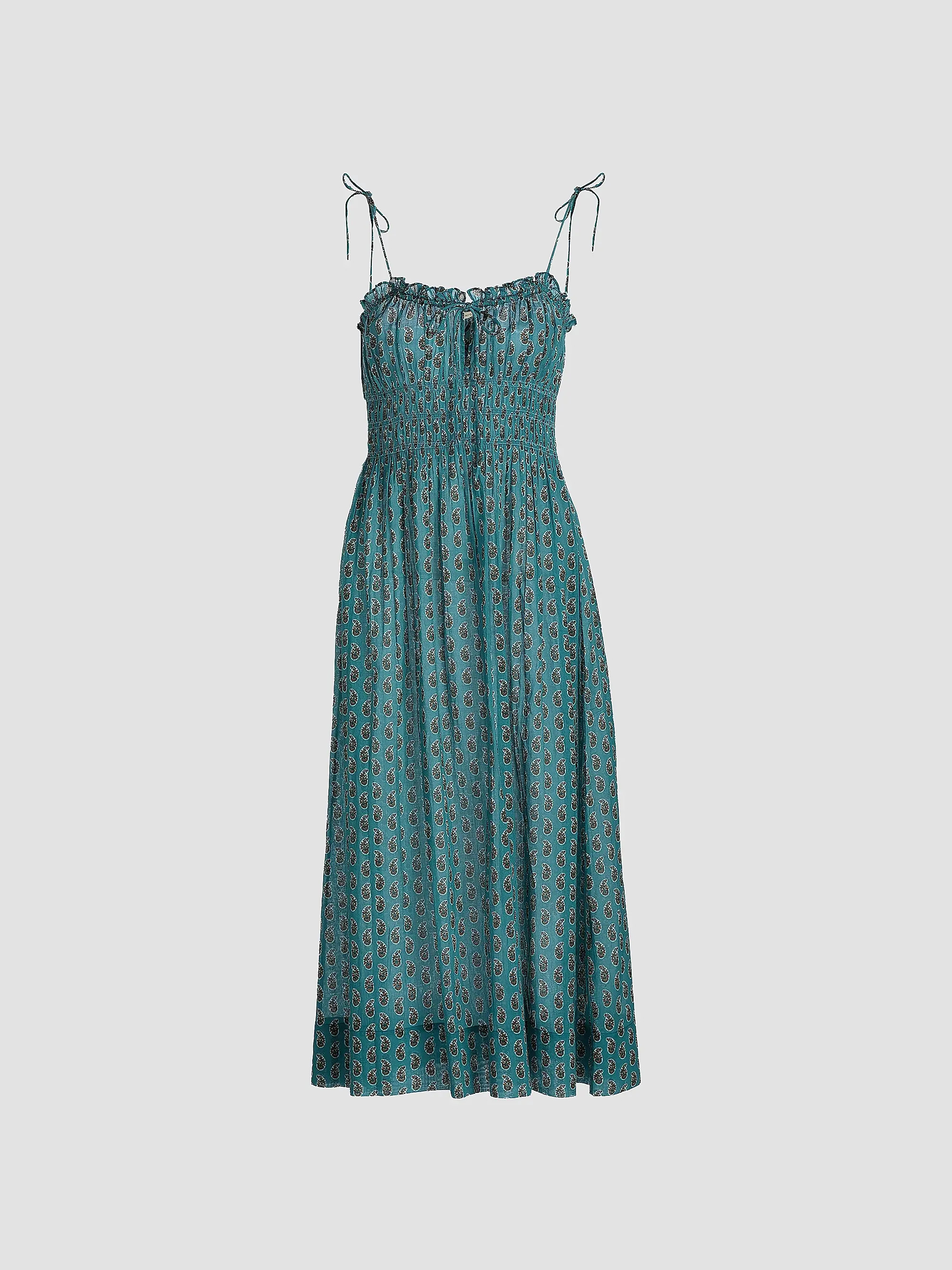 Rhoda Paisley Cotton Midi-Dress | Saks Fifth Avenue