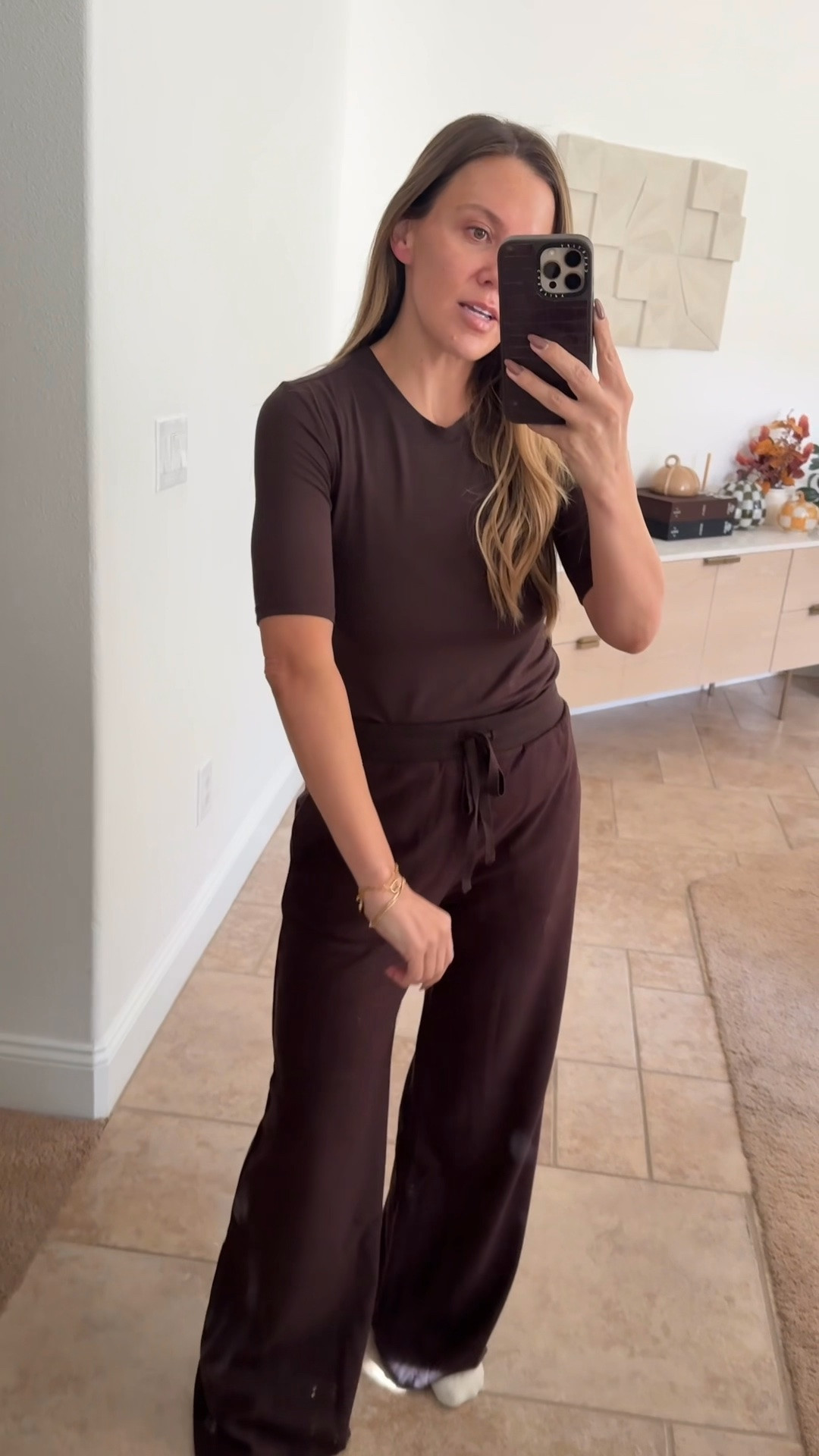 comfiest outfit ever! from the best new collection! all are mix and match and so soft. i’m in size medium.