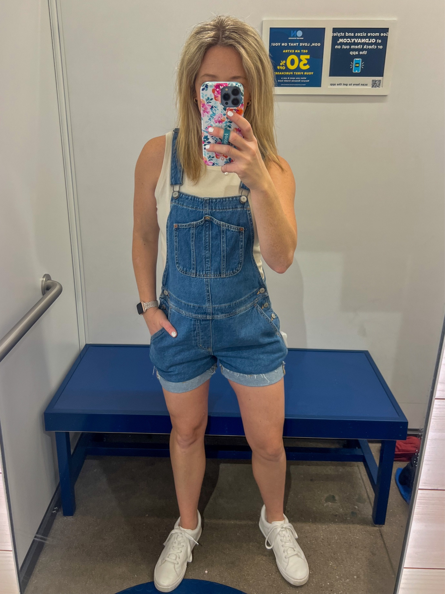 Old Navy shorteralls
Target white sneakers 

#LTKsalealert #LTKSeasonal #LTKbump