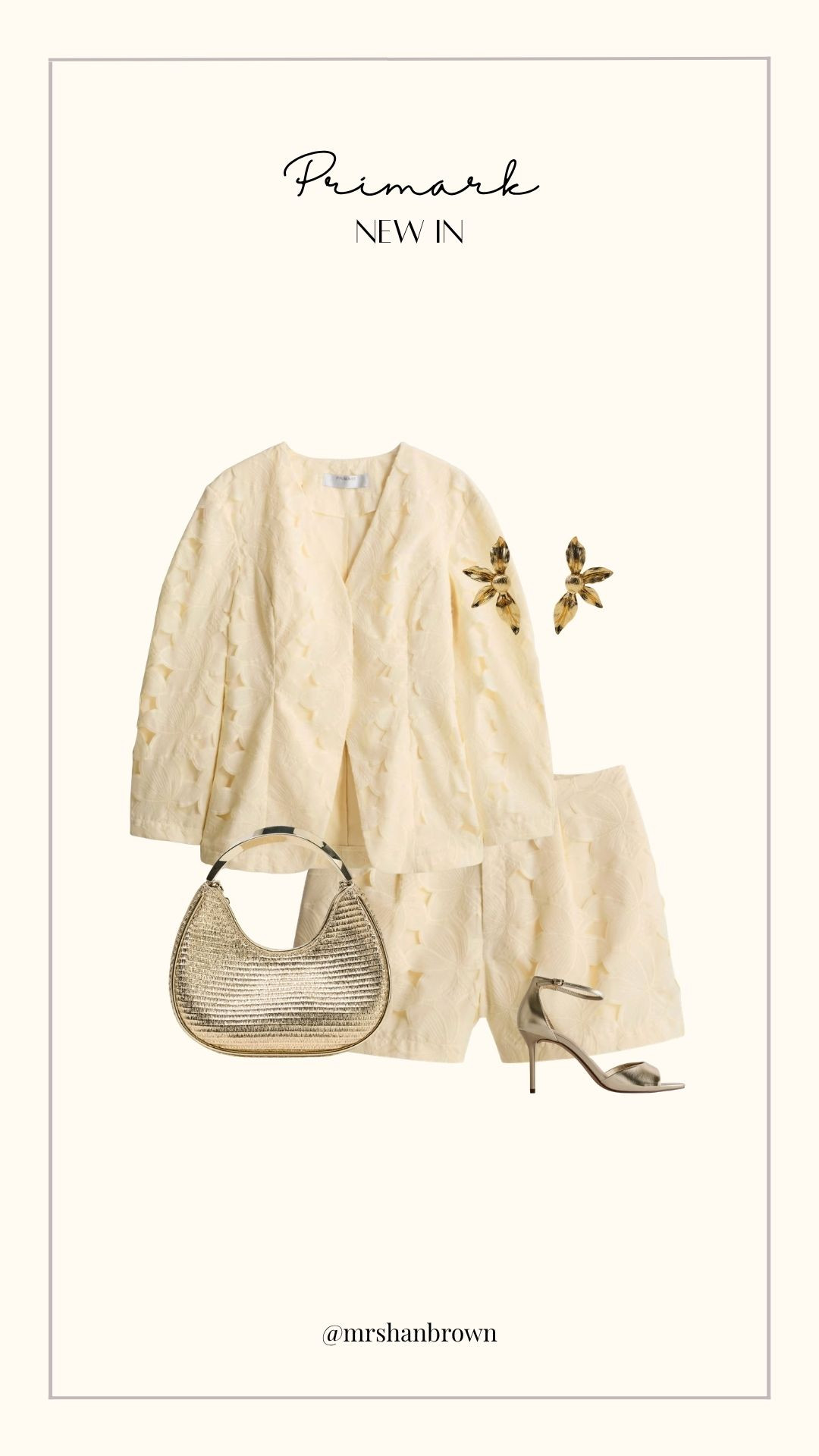 I am in love with this set! How gorgeous for a Spring Summer Occasion or a holiday! 

Spring Style, Spring Fashion, Spring Outfit, Co-ord Set, Lace Set, Gold Accessories, Primark, Zara  

 #LTKuk #LTKspring #LTKeurope