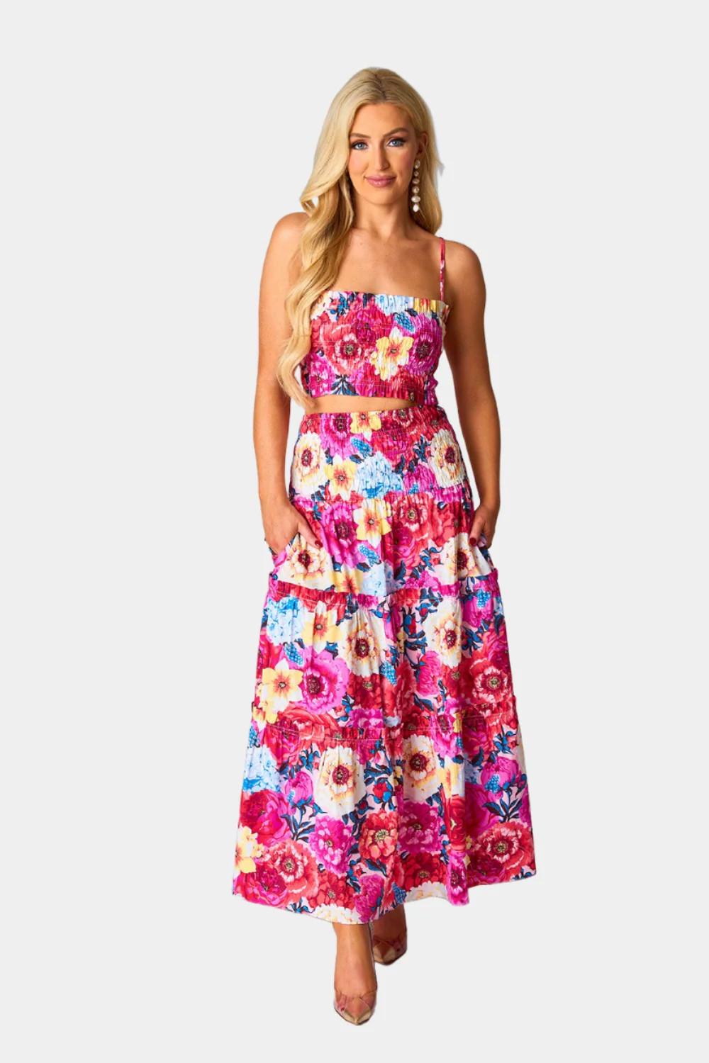 BuddyLove | Tamra Smocked Two-Piece Set | Jubilee | BuddyLove