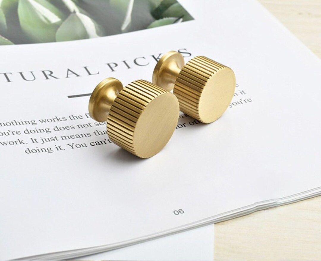 Lined Drawer Handle Dresser Knob Antique Bronze Cabinet Pull High Quality Kitchen Pull Cupboard H... | Etsy (US)