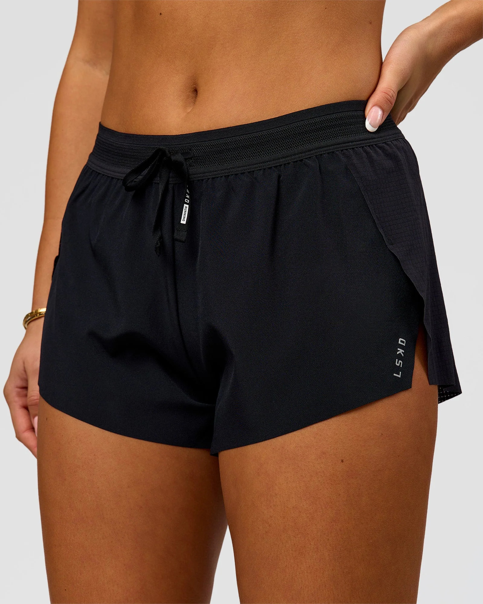 Accelerate 3" High-Rise Running Short - Black | LSKD | LSKD