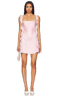 Nana Jacqueline Karina Dress in Pink from Revolve.com | Revolve Clothing (Global)