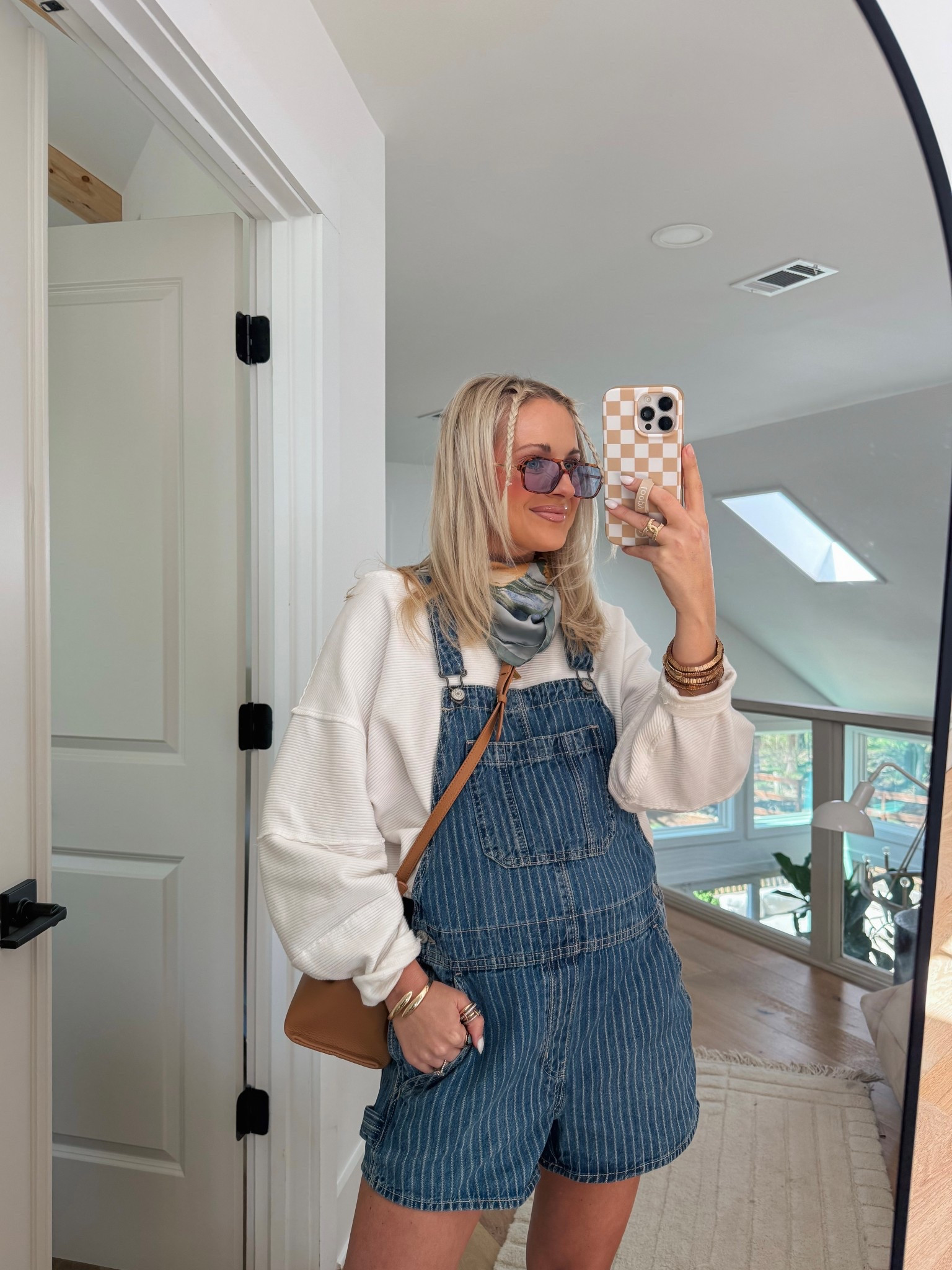 Wearing a small in the overalls but they do run big! 

#LTKgrwm #LTKmomlife #LTKSaleAlert