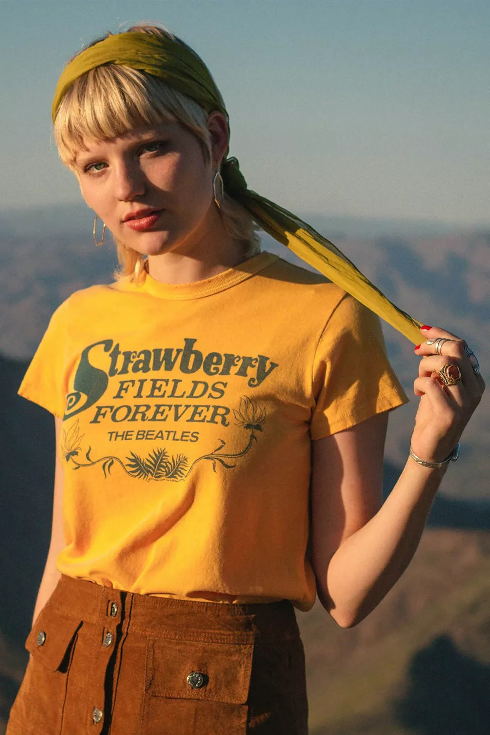 Junk Food The Beatles Strawberry Fields Forever Original Tee | Urban Outfitters (US and RoW)