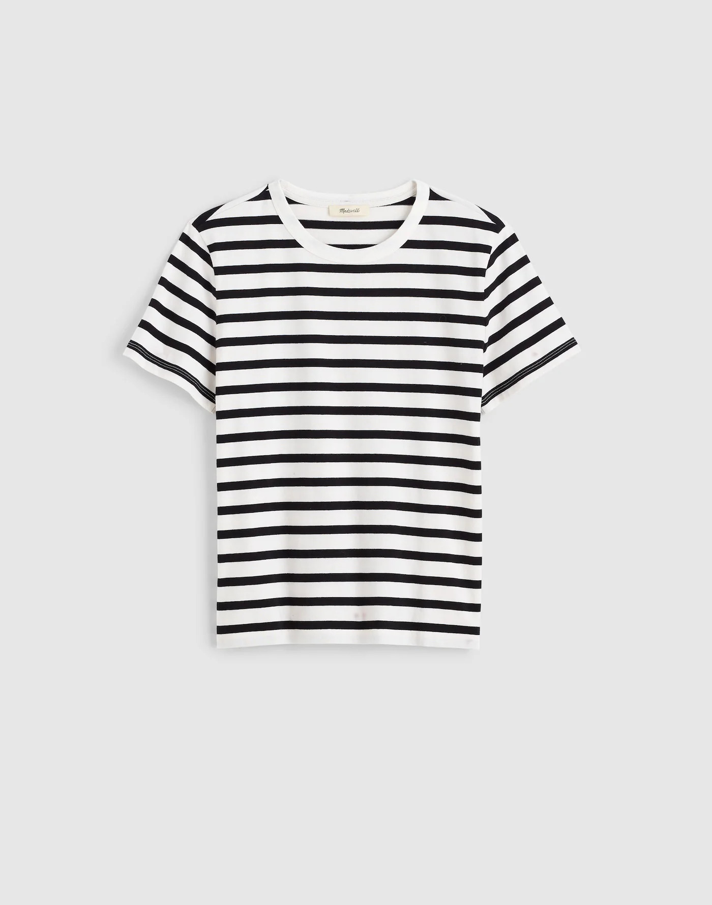 The Perfect Crewneck Tee in Allday Jersey | Madewell