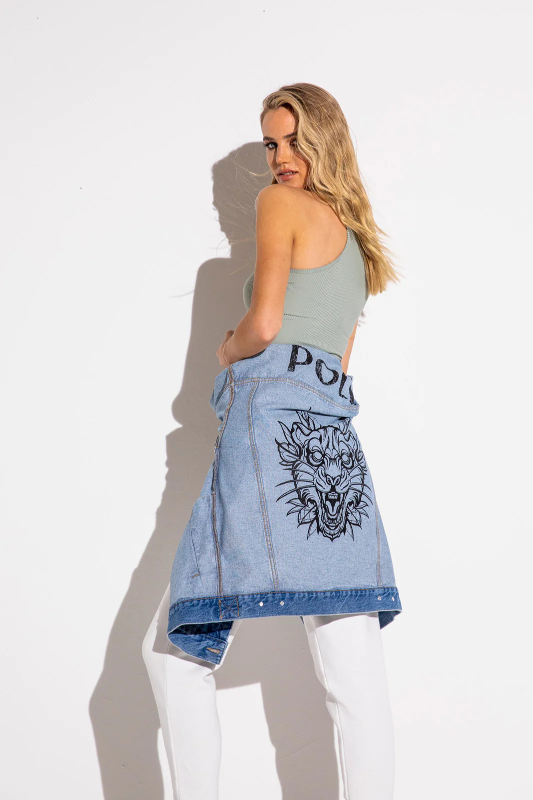 The Oversized Denim Jacket Blue | Poco By Pippa