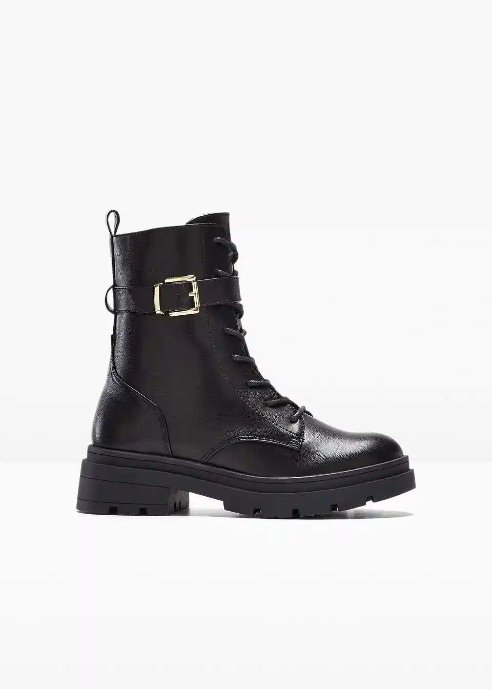 Schnürboots mit Schnalle | Bonprix DE