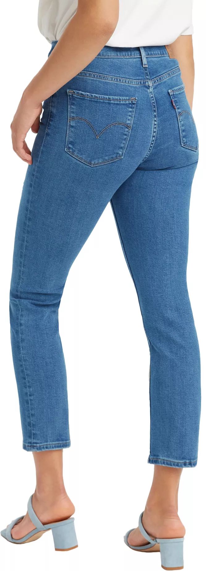 Levi's Women's 724 High Rise Straight Cropped Jeans, Denim | Dick's Sporting Goods