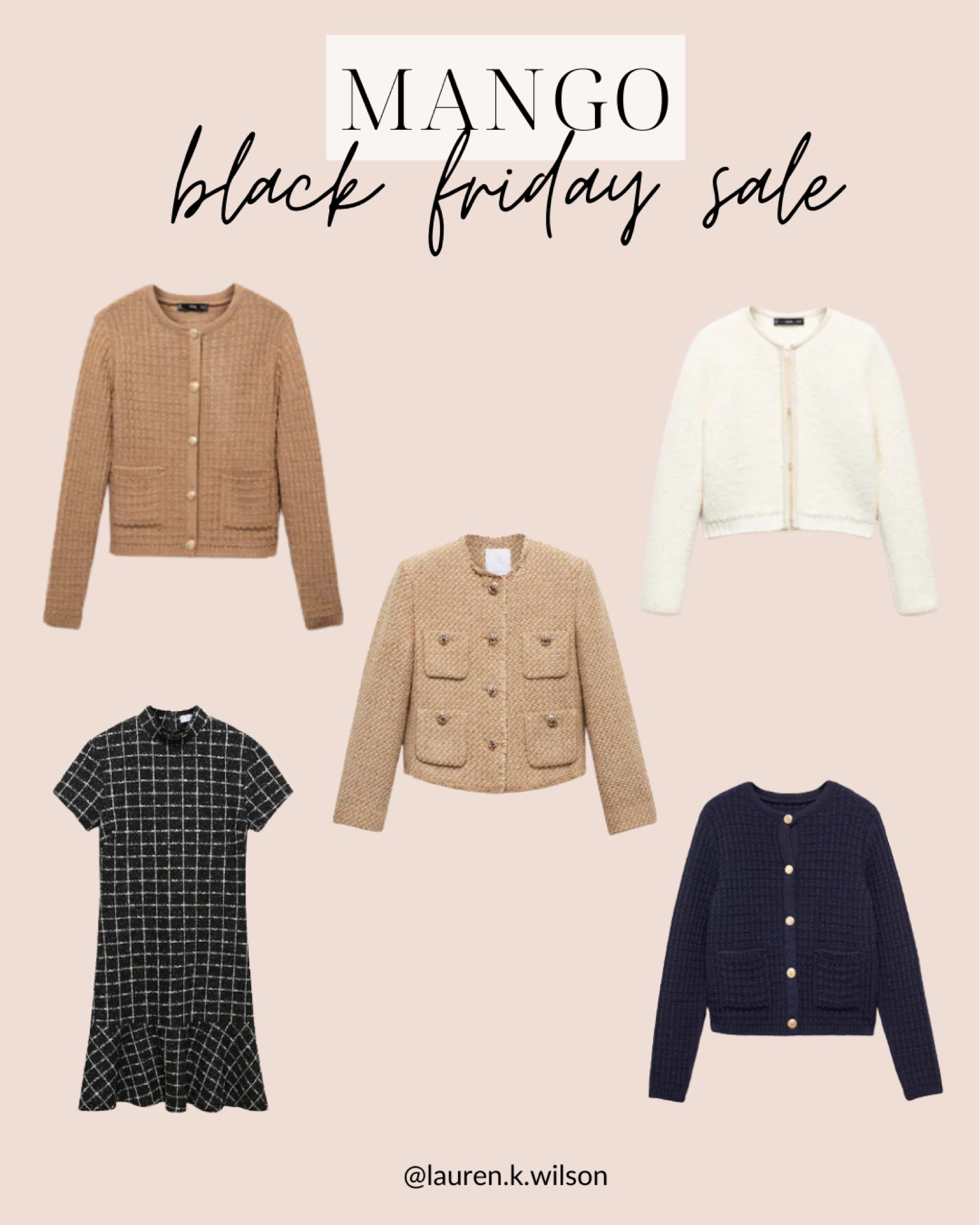 Mango Black Friday sale, tweed, gold buttons, jacket, dress, preppy classic Sal finds 

#LTKSeasonal #LTKCyberWeek #LTKsalealert