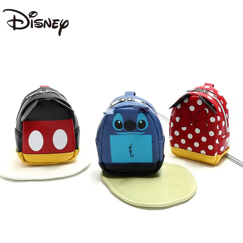 Disney Cartoon Cute Mickey Stitch Minnie Coin Purse Key Ring Pendant School Bag Pendant Gift Stor... | AliExpress (US)